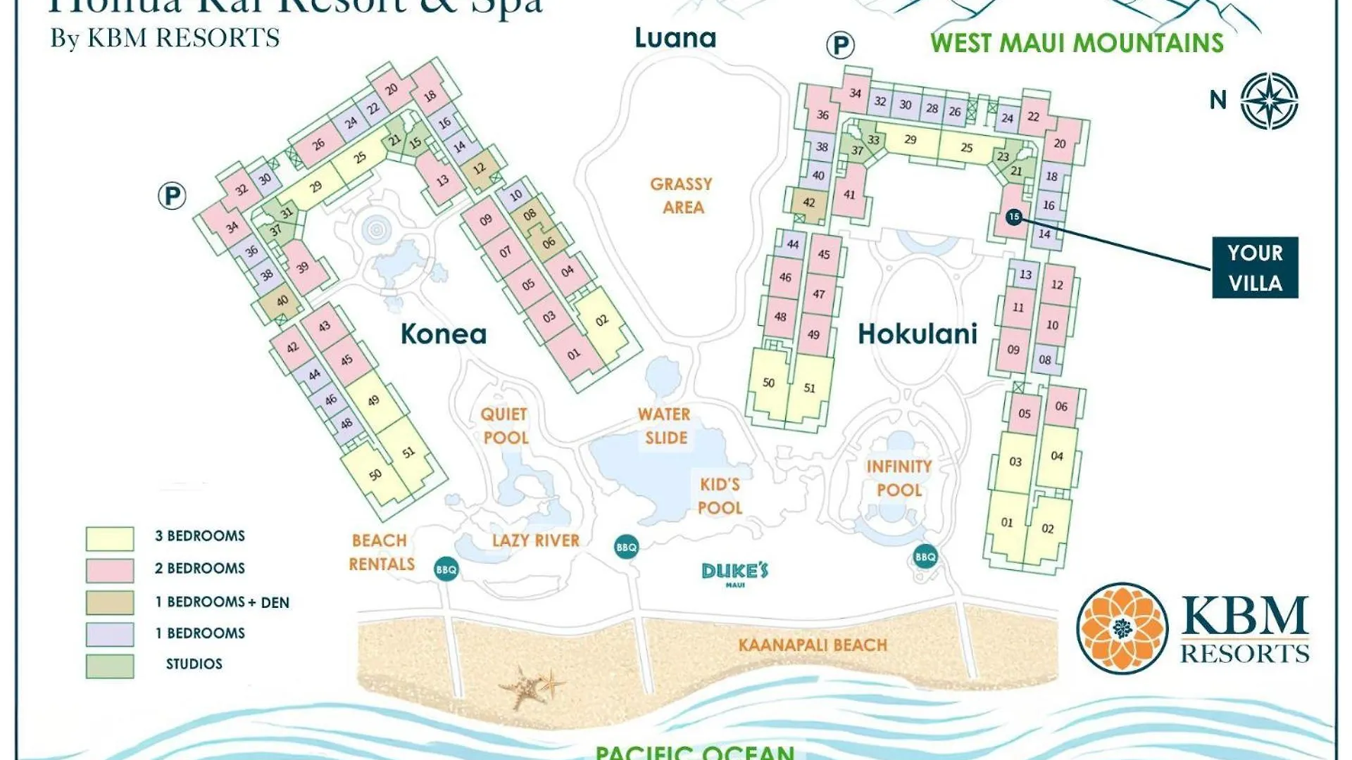 Kbm Resorts Free Car Honua Kai Hokulani Ocean View 2Bedroom Condo Hkh-515 Xl Wraparound Lanai Ocean Views Kaanapali